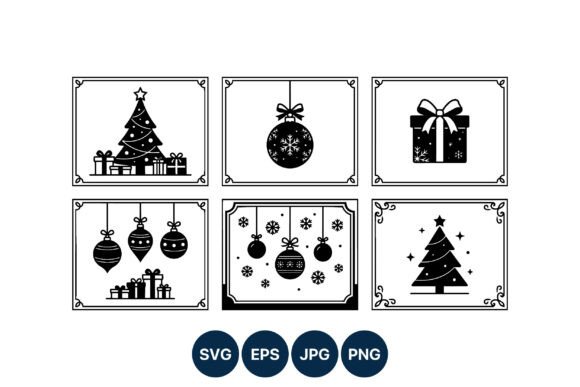 Black Christmas Tree and Gifts Vector: A Graphics Review