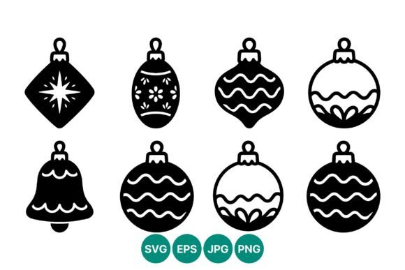 Christmas Ball Ornament Vector Set: A Must-Have for Handmade Graphics