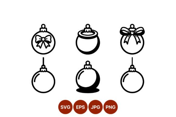 Christmas Ball Ornaments: A Versatile Graphics Asset