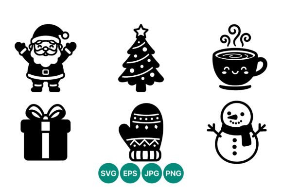 Christmas Icons Set: A Versatile Graphics Collection