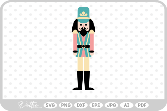 Christmas Nutcracker SVG PNG DXF: A Versatile Graphic for Holiday Projects
