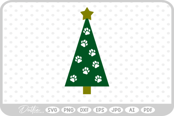 Christmas Par Print Tree: A Versatile Graphics and Illustrations Asset