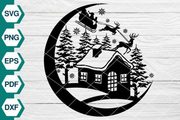 Christmas Scene SVG, Merry Christmas-582: A Graphics Review
